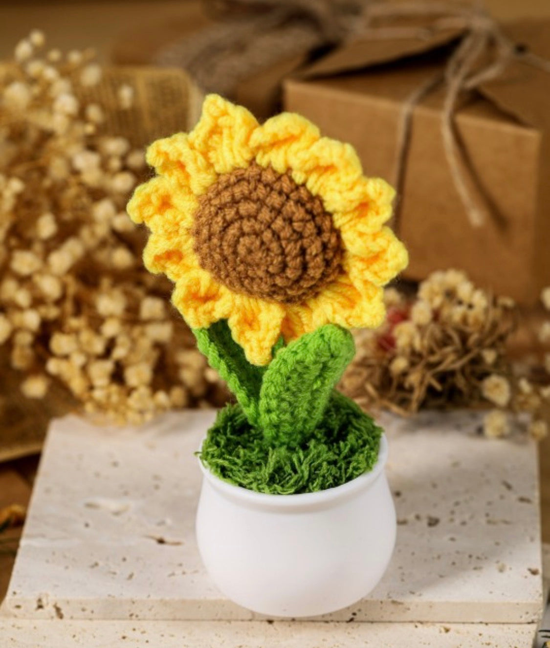 Crocheted Potted Sunflower - MOTHER’S DAY PRE-ORDER