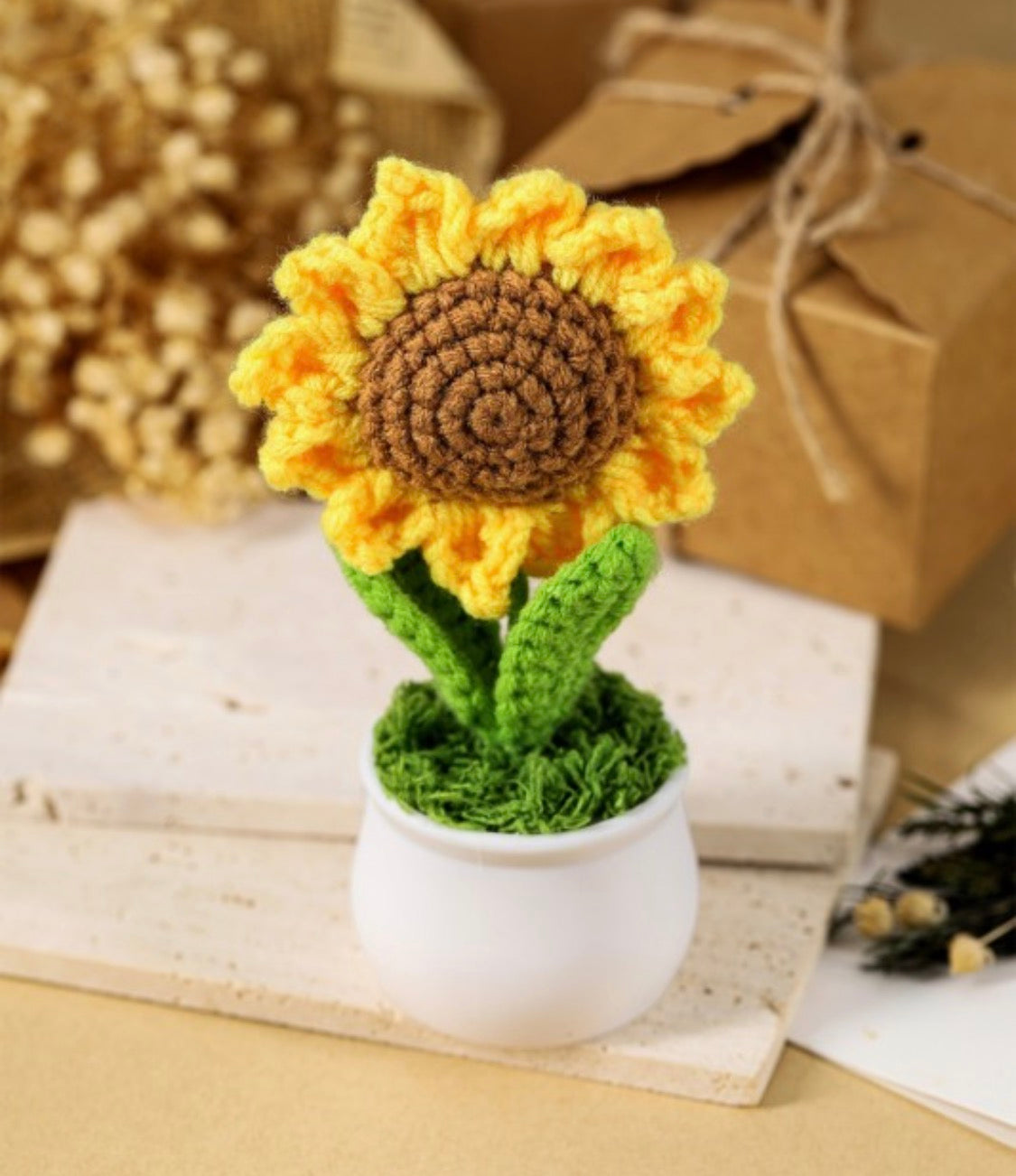 Crocheted Potted Sunflower - MOTHER’S DAY PRE-ORDER