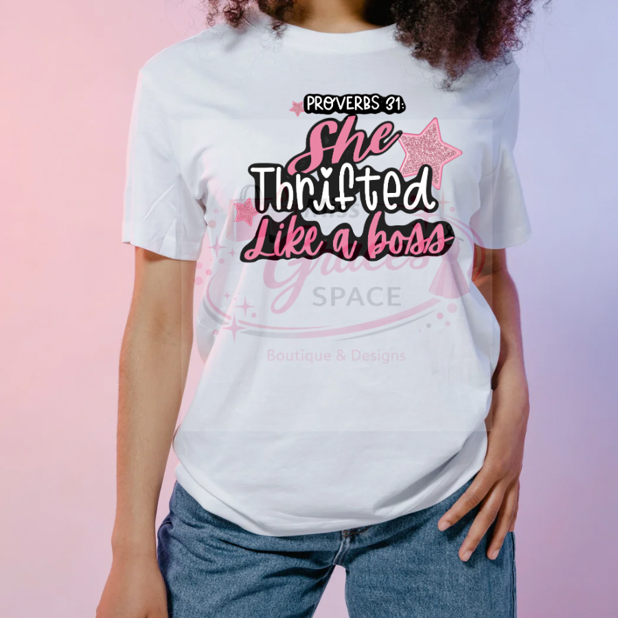 Thrifted Like a Boss Shirt