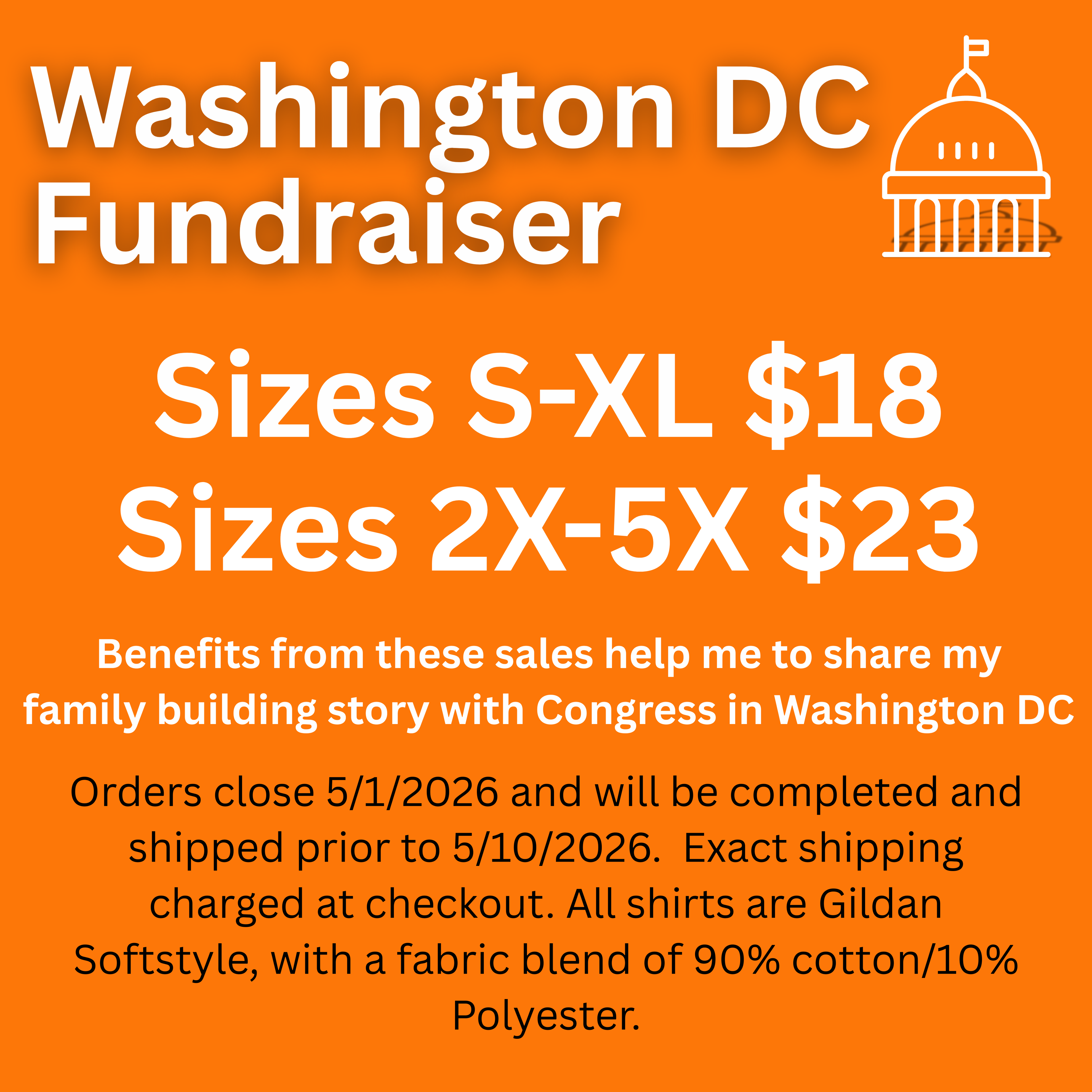 Family Building Fundraiser Shirt