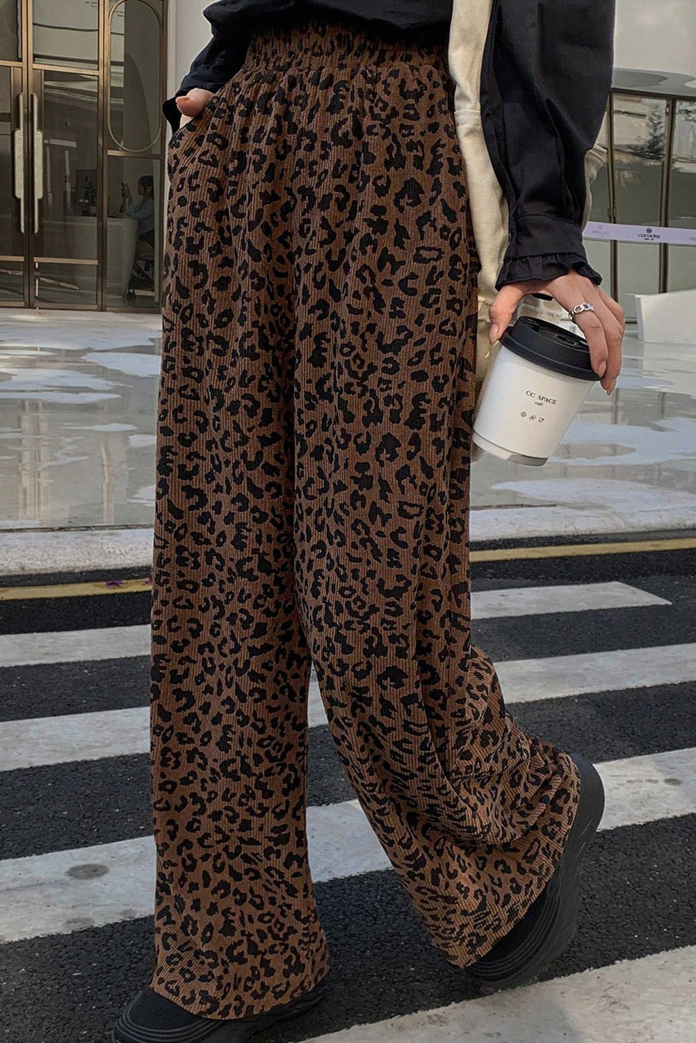 Leopard Corduroy Pants - MOTHER'S DAY PRE-ORDER