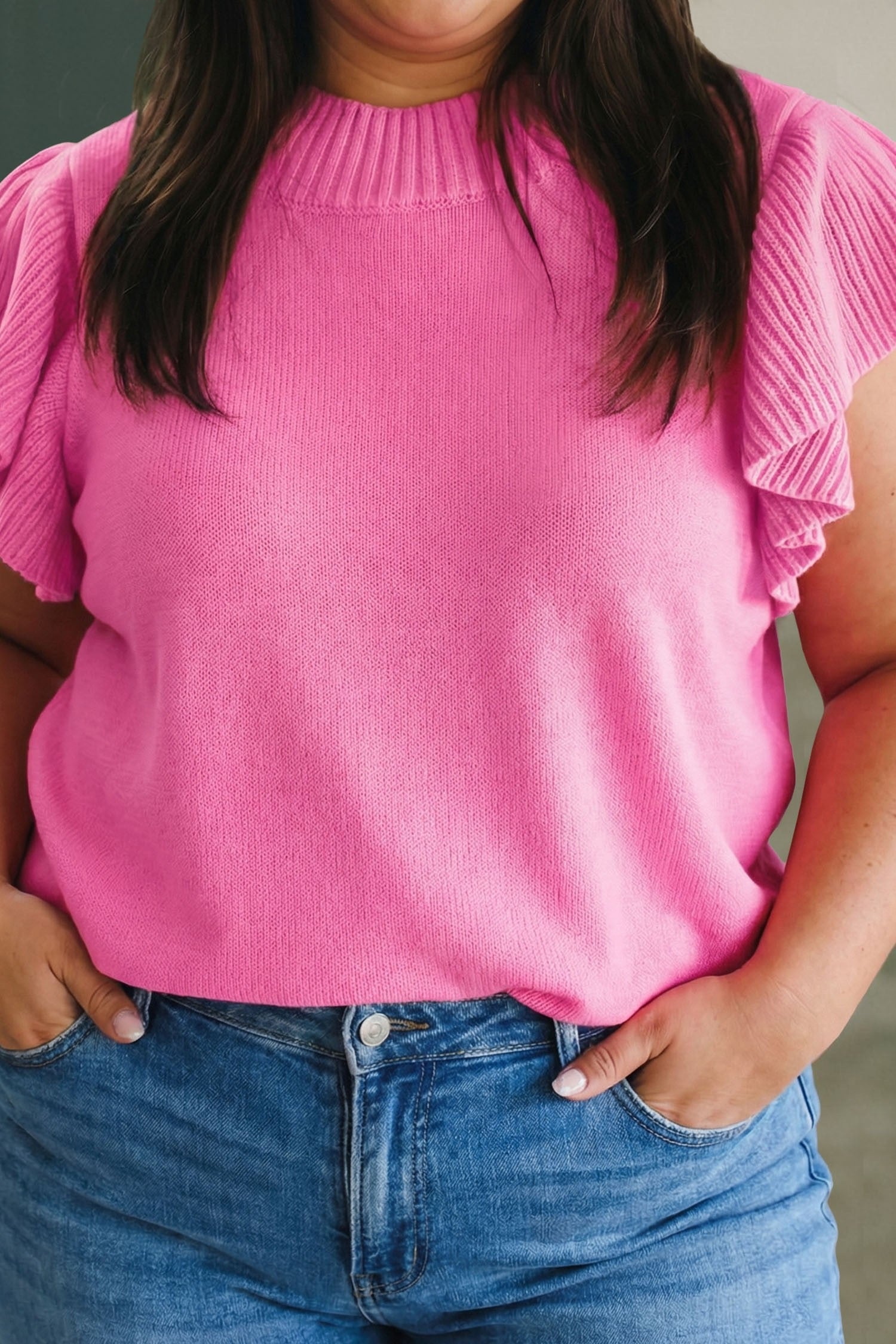 Ruffle Sleeve Sweater - MOTHER'S DAY PRE-ORDER