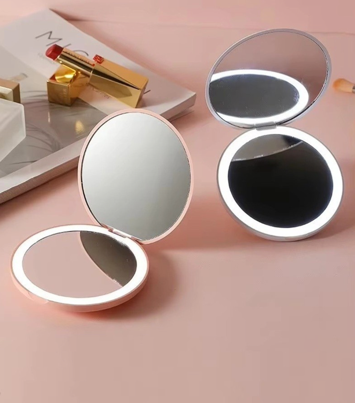 LED Handheld Makeup Mirror
